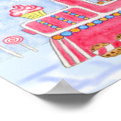 Kersttrein Poster (Hoek)