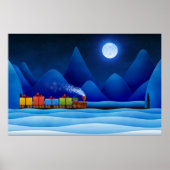 Kersttrein Poster (Voorkant)