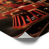 Kersttrein Poster (Hoek)