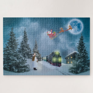 kersttrein puzzel