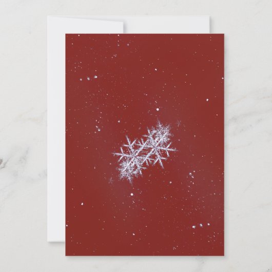 Kersttrein  schilderij kaart (Achterkant)