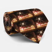 Kersttrein Stropdas (Opgerold)