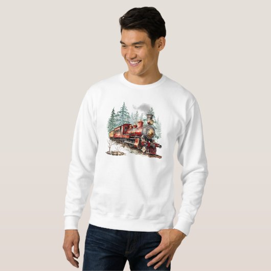 Kersttrein Sweatshirt (Voorkant volledig)