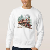 Kersttrein Sweatshirt (Voorkant)