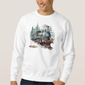 Kersttrein Sweatshirt (Voorkant)