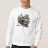 Kersttrein Sweatshirt (Voorkant)