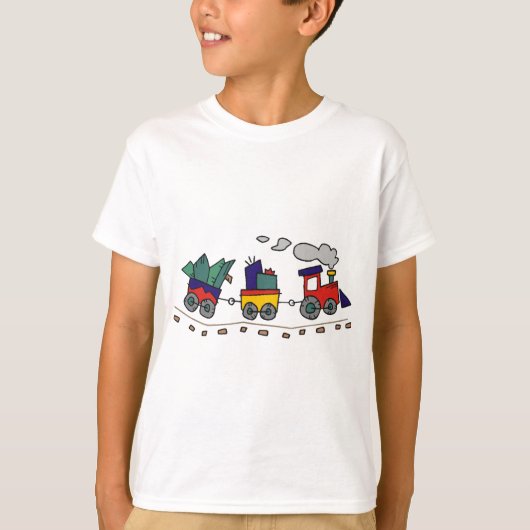Kersttrein T-shirt (Voorkant)