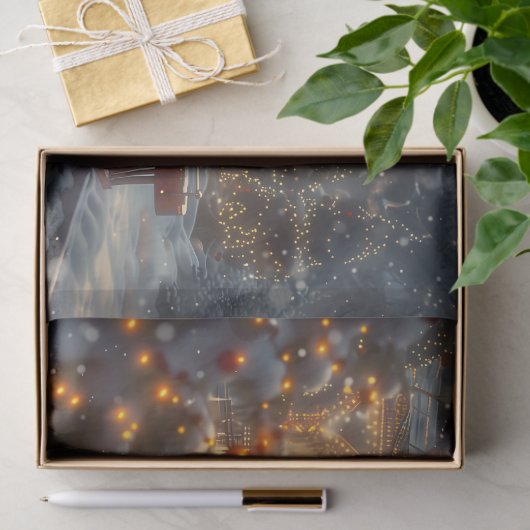 Kersttrein Tissuepapier (Geschenk)