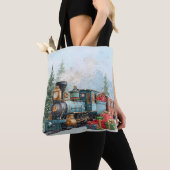Kersttrein Tote Bag (Dichtbij)