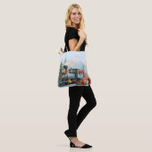 Kersttrein Tote Bag (Op model)
