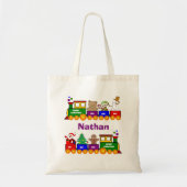 Kersttrein Tote Bag (Voorkant)
