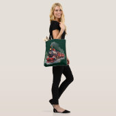 Kersttrein Tote Bag (Op model)