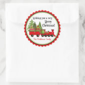 Kersttrein vakantie Stickers (Tas)