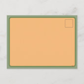 Kersttrein van Merry Mouse Feestdagenkaart (Achterkant)