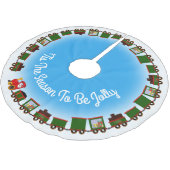 Kersttrein voor kerstmis kerstboom rok (Gekanteld)