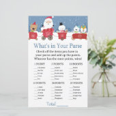 Kersttrein Wat zit er in je handtas? (Staand voorkant)