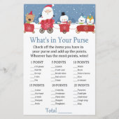 Kersttrein Wat zit er in je handtas? (Voorkant)