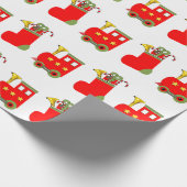 Kersttreinen Cadeaupapier (Hoek)