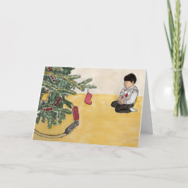 Kersttreinen Feestdagen Kaart