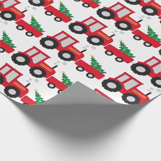 kersttrekker cadeaupapier (Hoek)