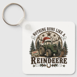 Kersttrekker Rendier Sleutelhanger