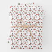 Kersttrio Inpakpapier Vel (In situ)