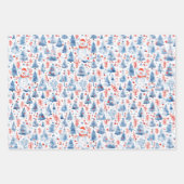 Kersttrio Inpakpapier Vel (Voorkant 3)