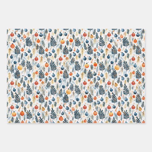 Kersttrio Inpakpapier Vel (Voorkant 2)