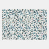 Kersttrio Inpakpapier Vel (Voorkant)