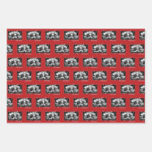 Kersttrio van Bristol Inpakpapier Vel (Voorkant 3)