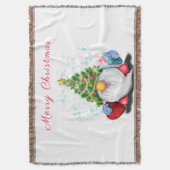 kersttrouwe blanket-koepel met cadeau deken (Voorkant Verticaal)