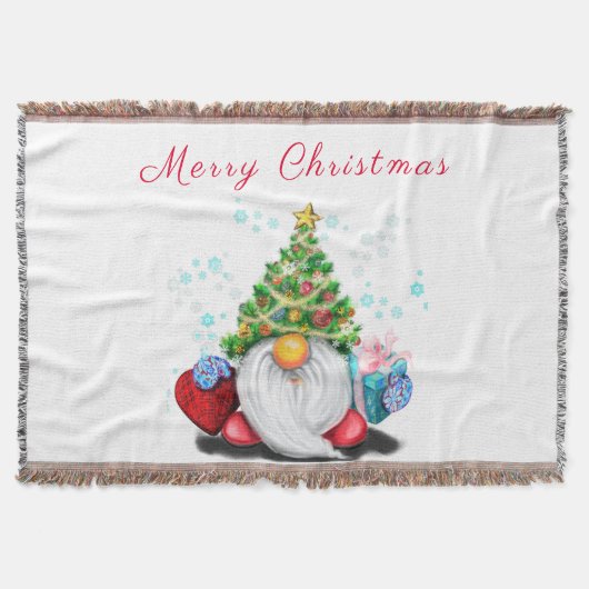 kersttrouwe blanket-koepel met cadeau deken (Voorkant)