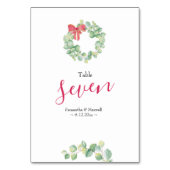 kersttrouwe weddenschappen kaart (Voorkant)