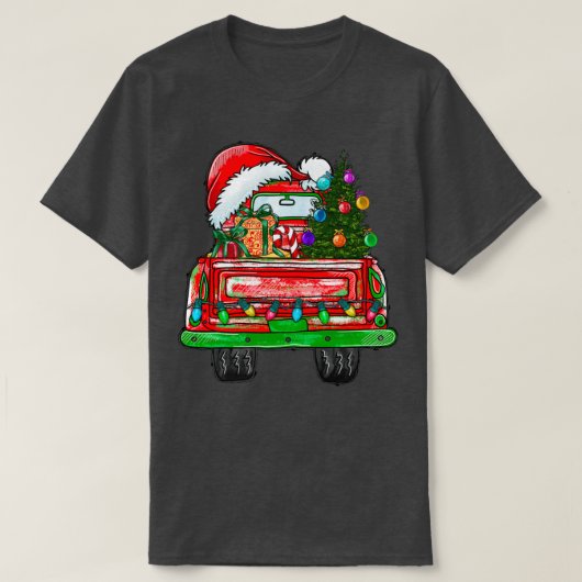 Kersttruck 1 t-shirt (Design voorkant)