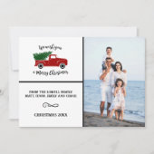 Kersttruck - 5x7 kerstkaart kaart (Voorkant)