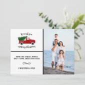 Kersttruck - 5x7 kerstkaart kaart (Staand voorkant)