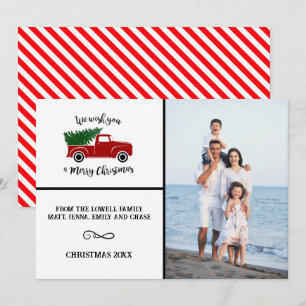 Kersttruck - 5x7 kerstkaart kaart