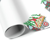 Kersttruck Cadeaupapier (Rol Hoek)