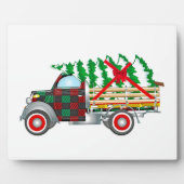 Kersttruck Fotoplaat (Voorkant)