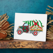 Kersttruck Fotoplaat (Zijkant)