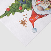Kersttruck Gnomes Tissuepapier (Detail)