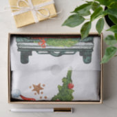 Kersttruck Gnomes Tissuepapier (Geschenk)