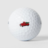 Kersttruck Golfballen (Voorkant)