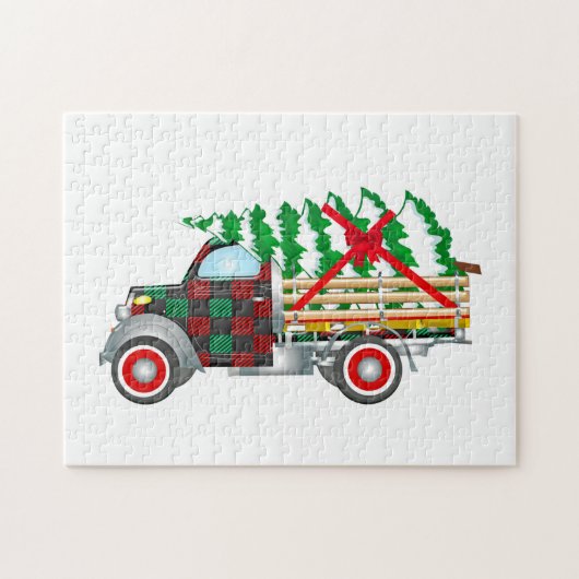 Kersttruck Legpuzzel (Horizontaal)