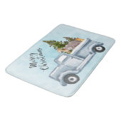 Kersttruck met pijnbomen en bosdieren badmat (Gekanteld)