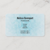 Kersttruck met pijnbomen en bosdieren visitekaartje (Achterkant)