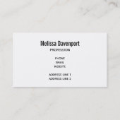 Kersttruck met pijnbomen en bosdieren visitekaartje (Achterkant)