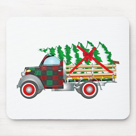Kersttruck Muismat (Voorkant)