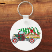 Kersttruck Sleutelhanger (Voorkant)