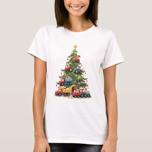 Kersttruck T-shirt (Voorkant)